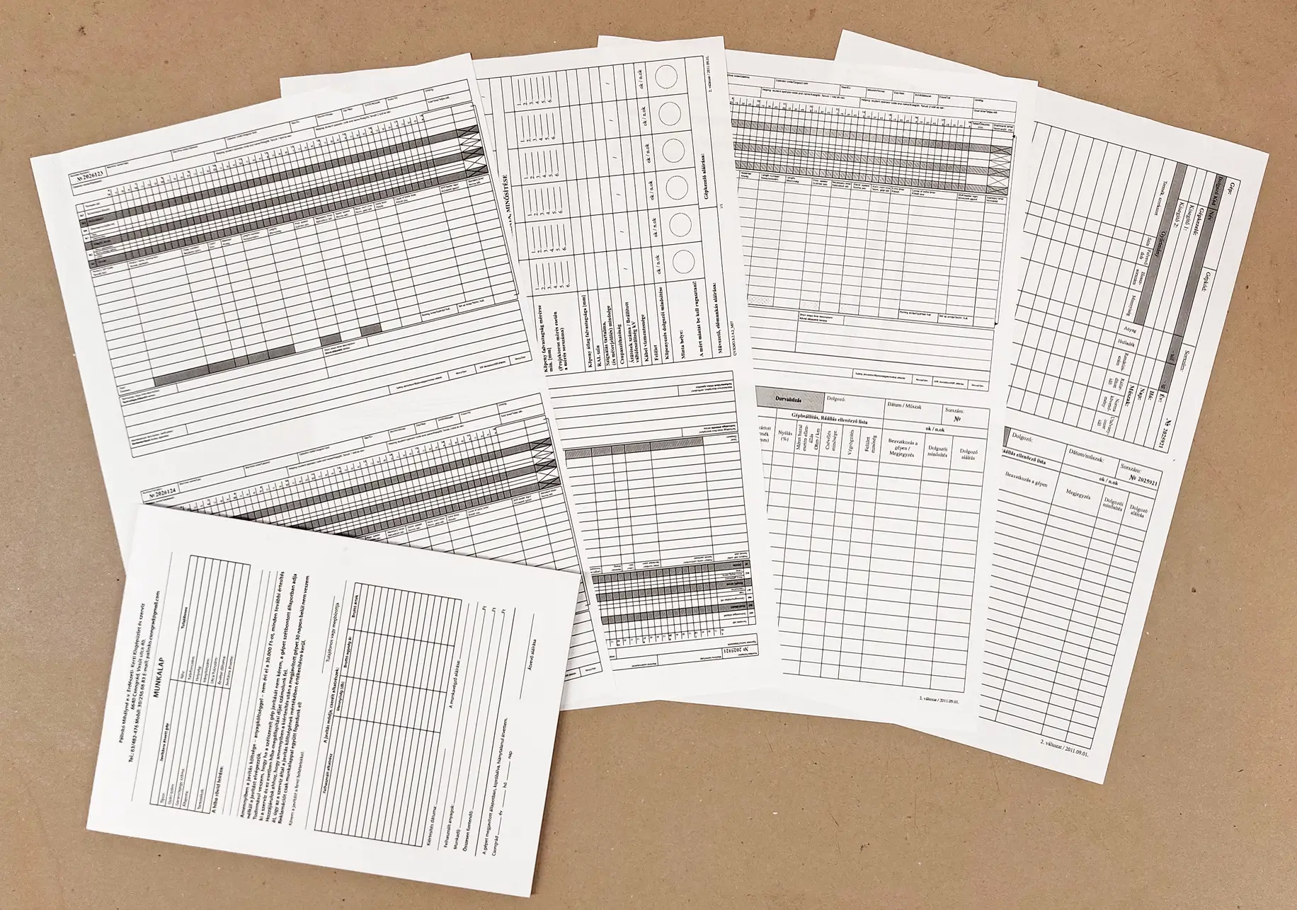 Ügyviteli nyomtatványok és önátírók